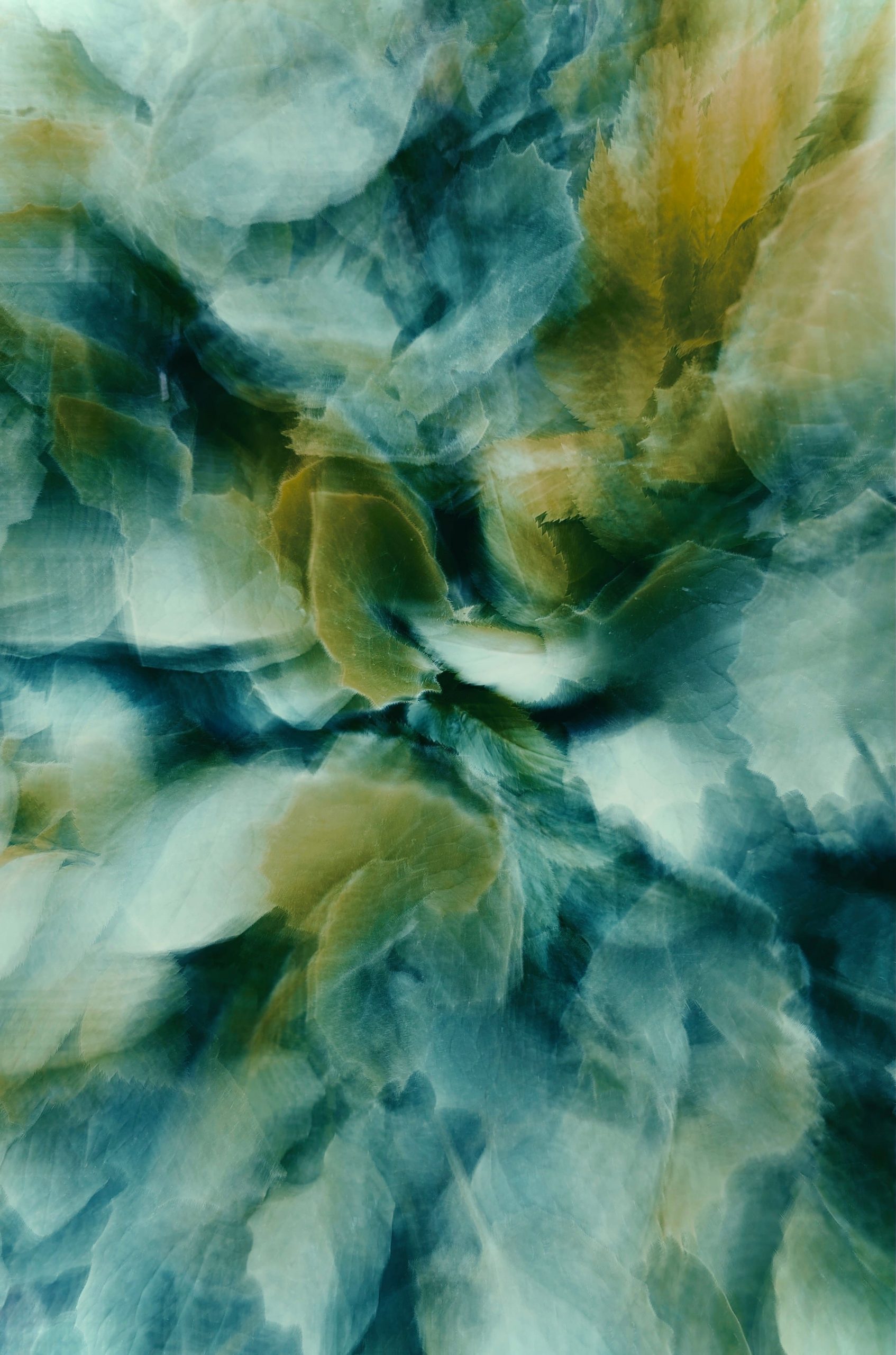 Abstract-blue abstract blue painting